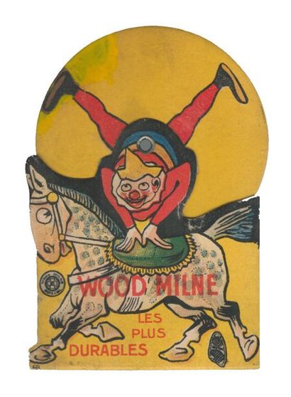Wood Milne. Quatre publicités dont deux articulées...