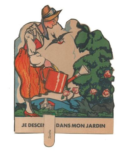Wood Milne. Quatre publicités dont deux articulées...