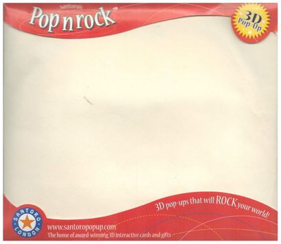Cartes postales. Santoro's Pop n rock. 3D...