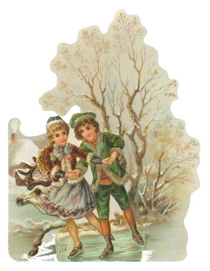 « Bonne Année ». Carte postale. Relief en...