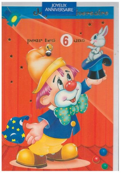 Deux cartes postales à tirettes. La première...