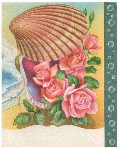 Carte postale (5 cartes). Relief intérieur...