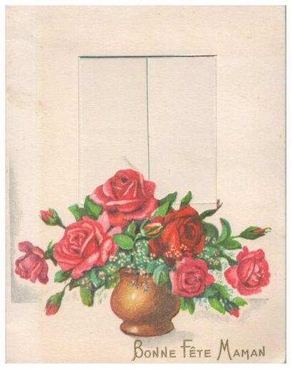 Carte postale (5 cartes). Relief intérieur...