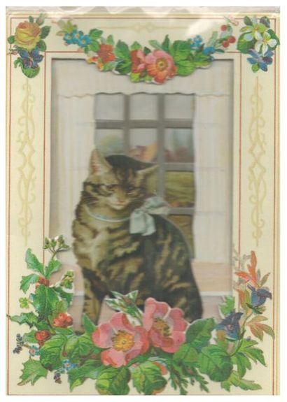 « Vive Saint Nicolas ». Quatre cartes postales....
