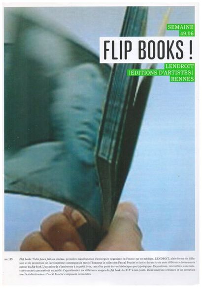 ANONYME. – Flip Books. Un livre, un pouce,...