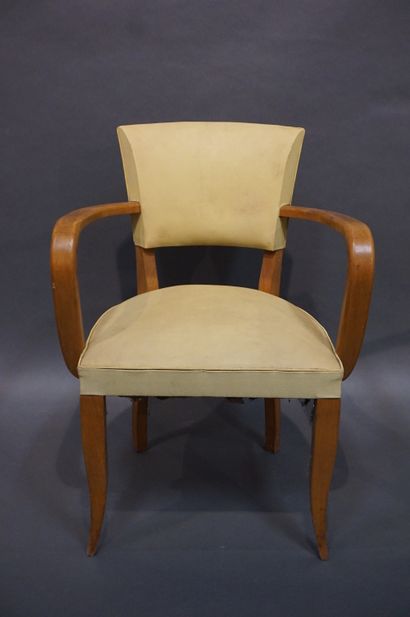 FAUTEUILS
Paire de fauteuils bridges garnis...