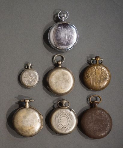 MONTRES DE GOUSSET
Six montres de gousset...