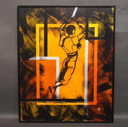Deux huiles sur toile: 