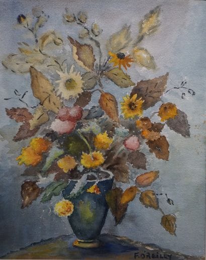 F. O'REILLY
Deux aquarelles: 