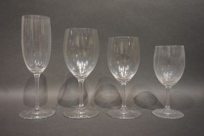 BACCARAT
Service de verres en cristal Haut...