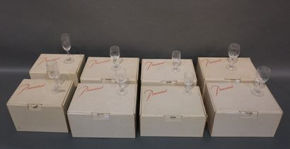 BACCARAT
Service de verres en cristal Haut...
