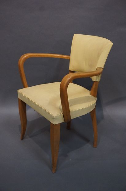 FAUTEUILS
Paire de fauteuils bridges garnis...