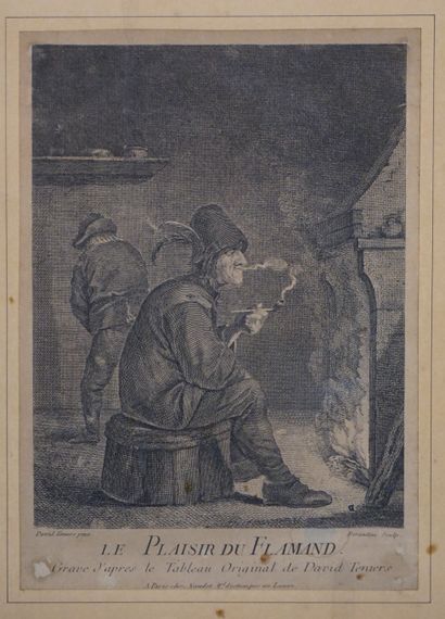 Engraving after Teniers: 