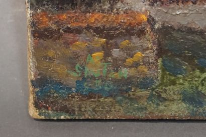 20th century school: double-sided oil on...