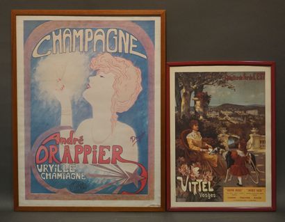 Deux reproductions d'affiche 