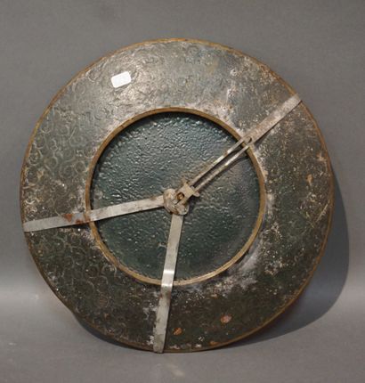 Cloisonné metal plate decorated with bird,...