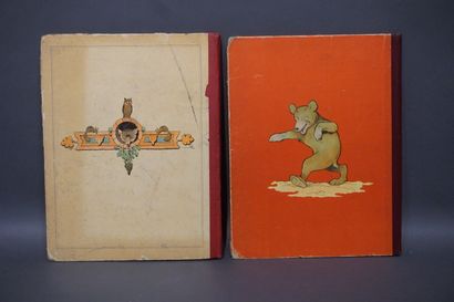 Two albums illustrated by Benjamin Rabier:...