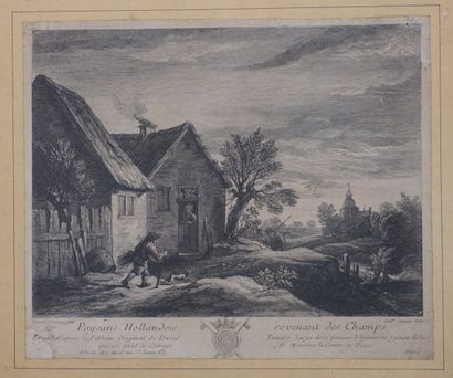 Engraving after Teniers: 
