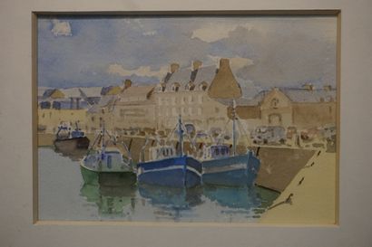 Deux aquarelles, 