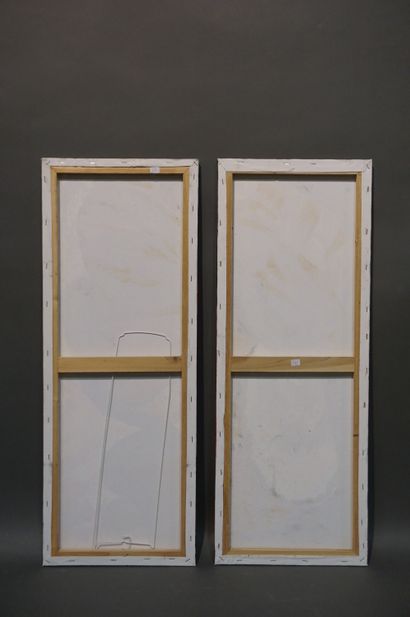 P. ROUVROY
Deux huiles sur toile: 
