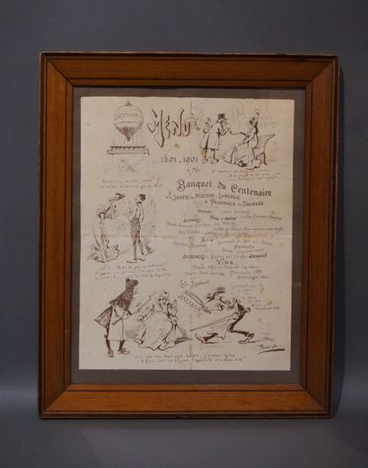 Framed menu 