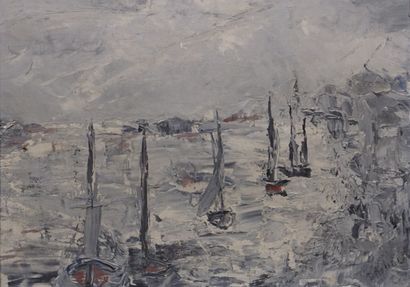 Huile sur toile: 