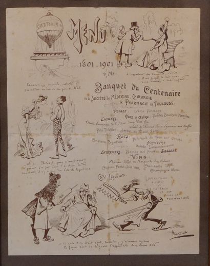 Framed menu 