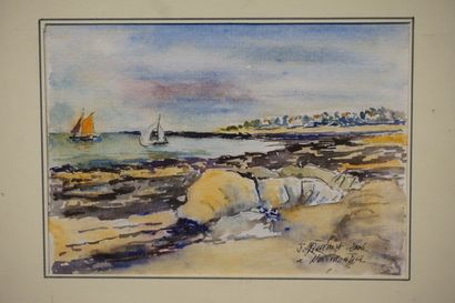Deux aquarelles, 