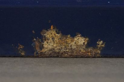 Double-sided enameled plate 
