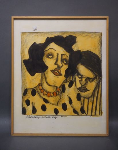 Lithograph after Courtois: 