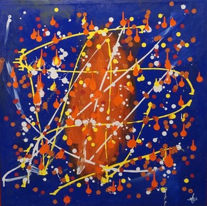 Huile sur toile: 
