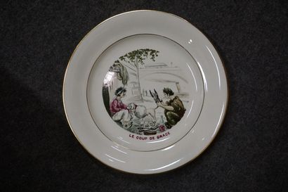 Manette de vaisselle, porcelaines, service...