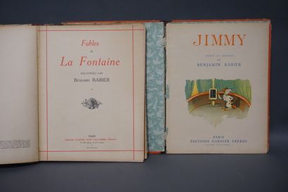 Two albums illustrated by Benjamin Rabier:...