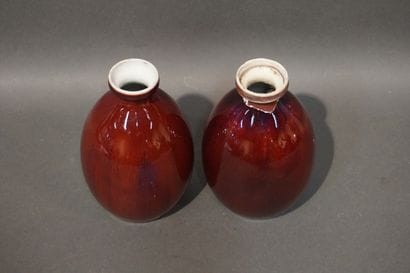 Sèvres
Paire de vases en porcelaine de Sèvres,...