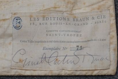 D'après Ginette CACHIN-SIGNAC: 