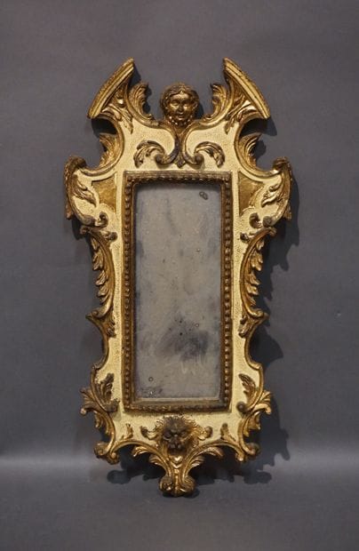 Miroir en bois et matériau composite laqué...