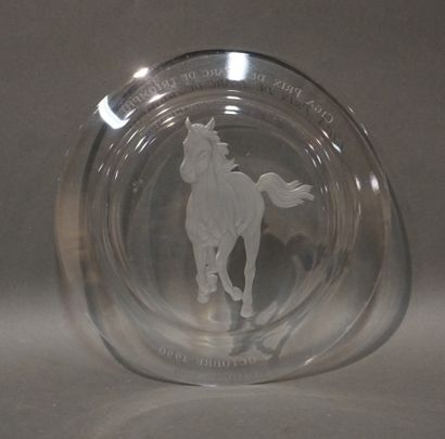 Assiette en cristal 