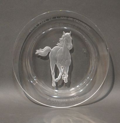 Assiette en cristal 