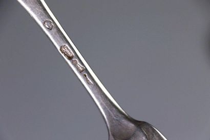 Ensemble en argent du XVIIIème siècle comprenant...