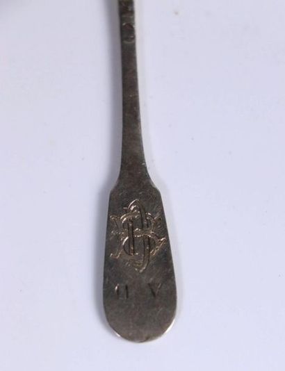 Ensemble en argent du XVIIIème siècle comprenant...