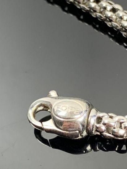 FOPE, Italie.

Chaine en or blanc, maille...