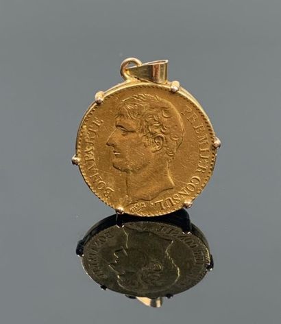 Pièce de 40 francs or, Napoléon Bonaparte...
