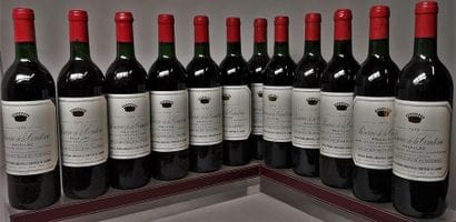 12 bottles LA RÉSERVE DE LA COMTESSE 2nd...