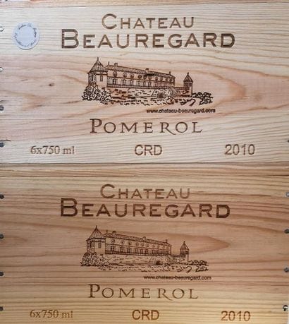12 bottles CHATEAU BEAUREGARD - Pomerol 2010...