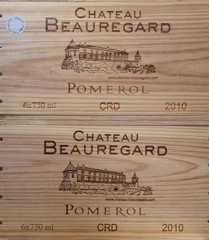 12 bottles CHATEAU BEAUREGARD - Pomerol 2010...