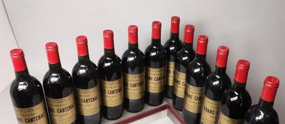 12 bottles CHÂTEAU BRANE CANTENAC - 2é Gcc...