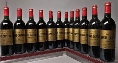 12 bottles CHÂTEAU BRANE CANTENAC - 2é Gcc...