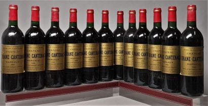 12 bottles CHÂTEAU BRANE CANTENAC - 2é Gcc...