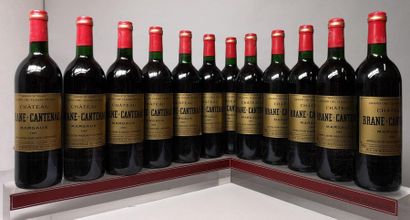 12 bottles CHÂTEAU BRANE CANTENAC - 2é Gcc...