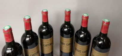6 bottles CHÂTEAU BRANE CANTENAC - 2é Gcc...